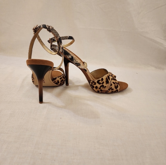 Sam Edelman Aly Heel Leopard Sandal Heel size 8 - Picture 4 of 4
